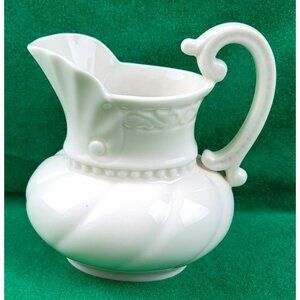 Lenox Vintage Ivory Porcelain Pitcher/ Creamer 5.5" So Cute! JH1244